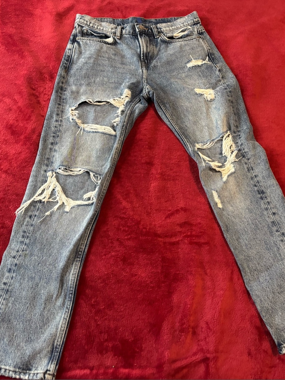 Straight Ripped Jeans - Picture 15 of 17